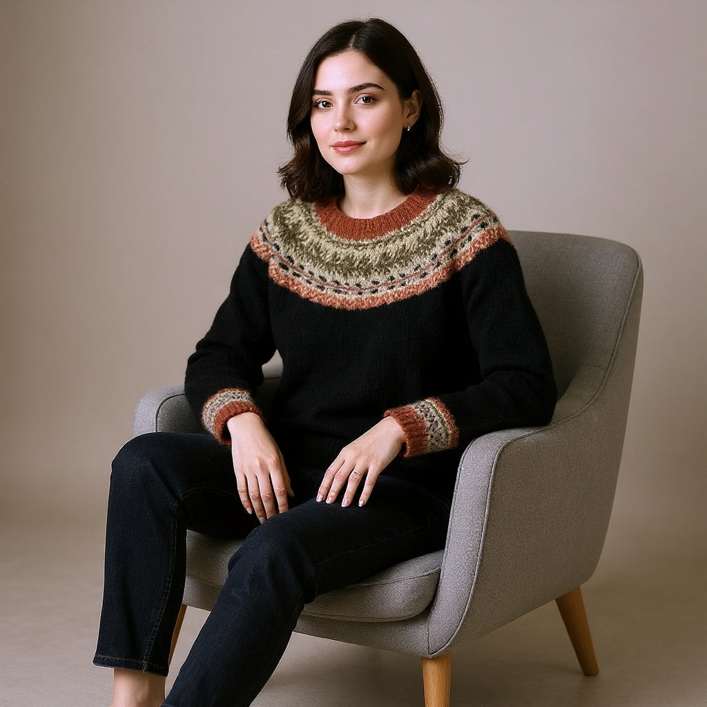 Marija™ | šiltas vintažinis megztinis