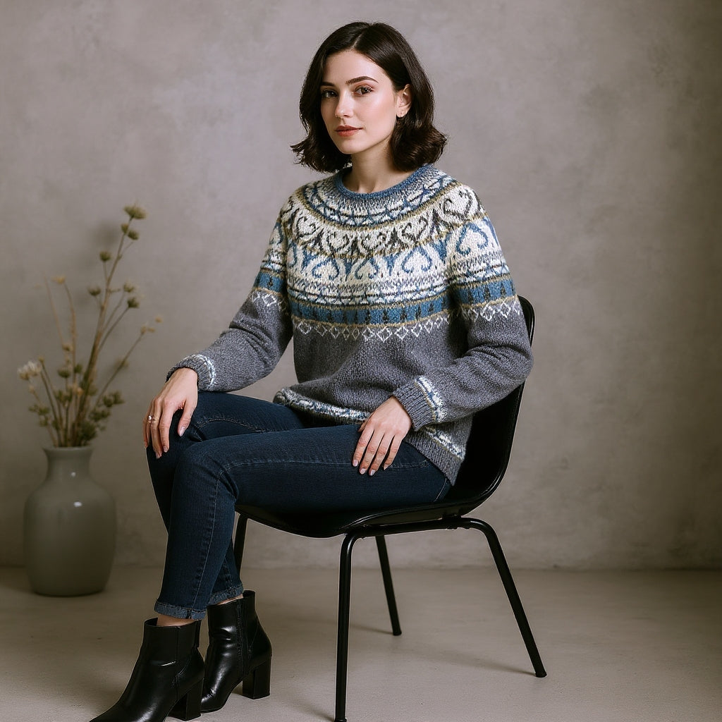 Toma™ | šiltas vintažinis megztinis