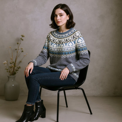 Toma™ | šiltas vintažinis megztinis