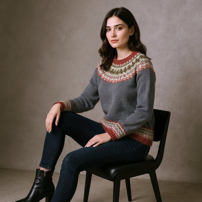 Danutė™ | klasikinis vintažinis megztinis