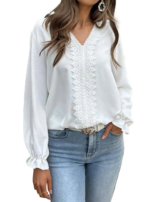 Alisa™ – Boho mežģīņu blūze